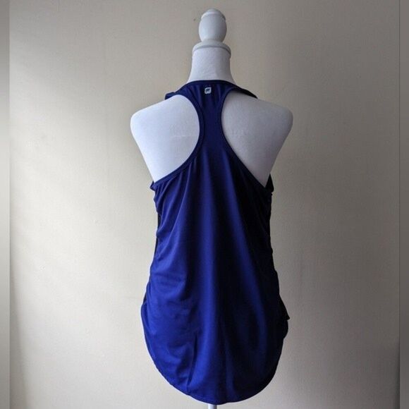 Fabletics Tank Purple/Blue Black Mesh Large - Picture 2 of 3